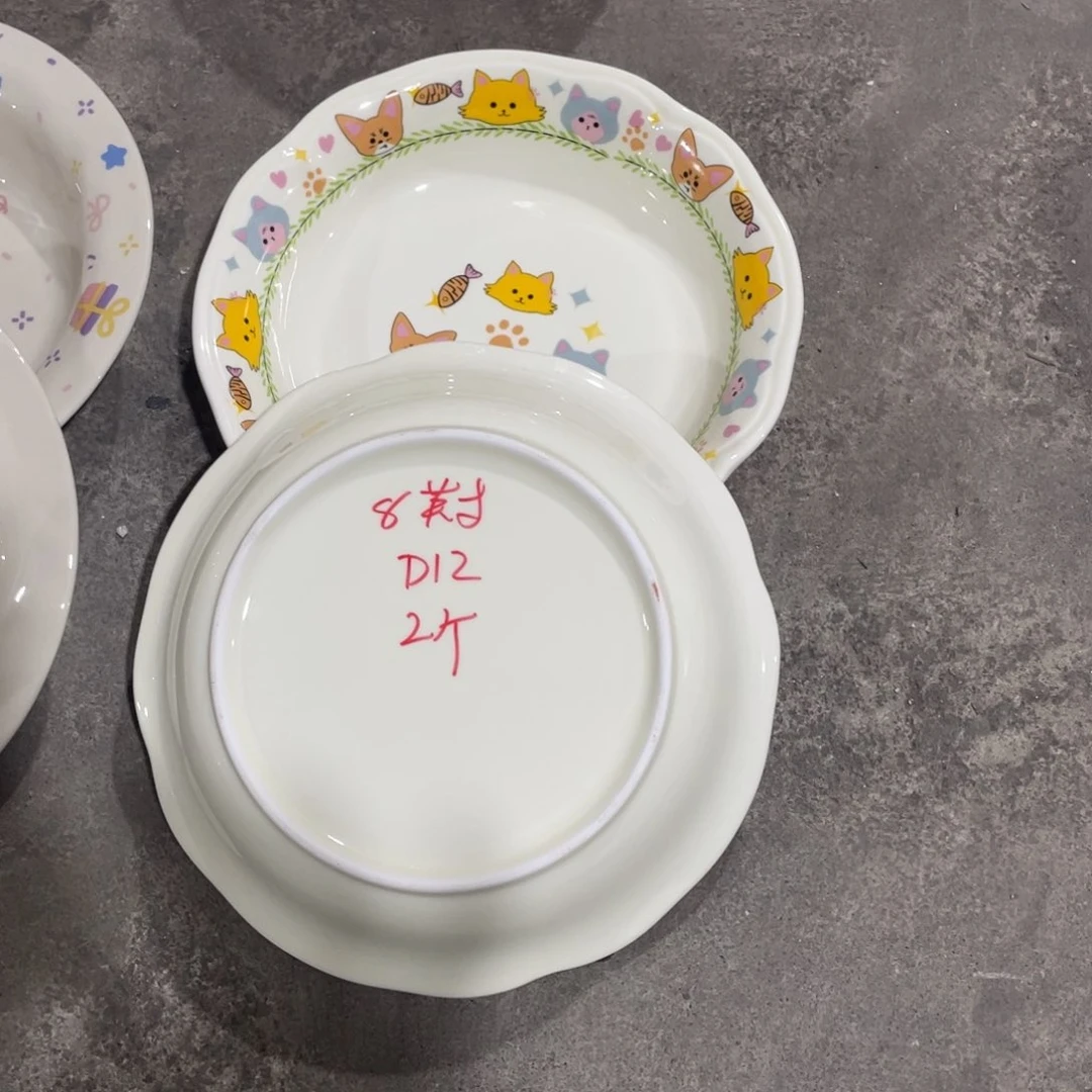 微瑕陶瓷餐具D12