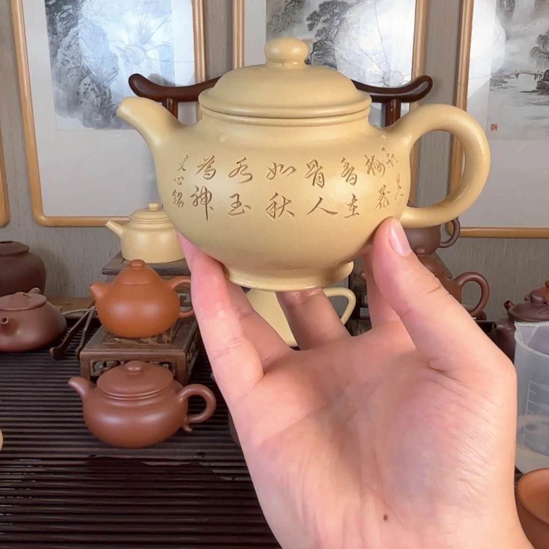 风***里茶壶紫砂全手工梨皮泥掇只260c