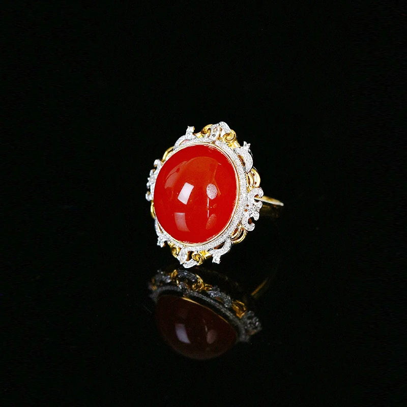 南红戒指【5892FA】