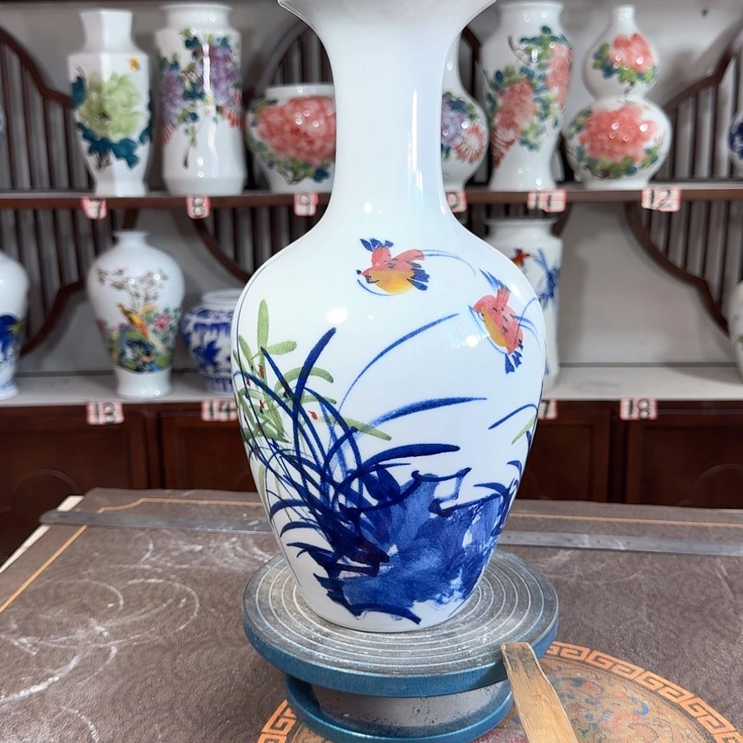 摆件景德镇陶瓷棒玉