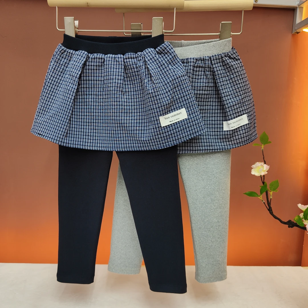 纯棉秋款女童打底裤儿童长裤韩版洋气时尚潮童外穿女宝宝长裤屁帘