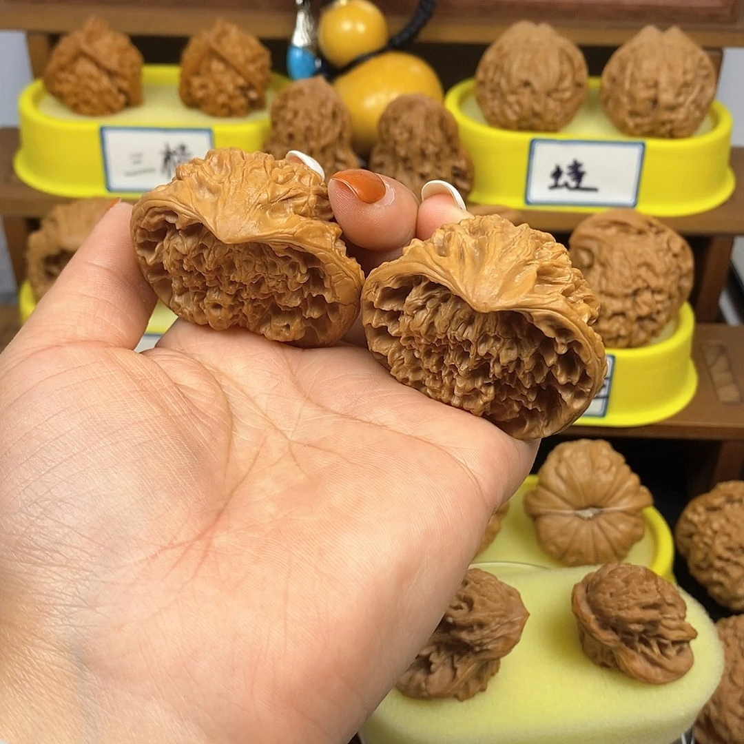 核桃蛇头 文玩/木作/... 文玩把件/