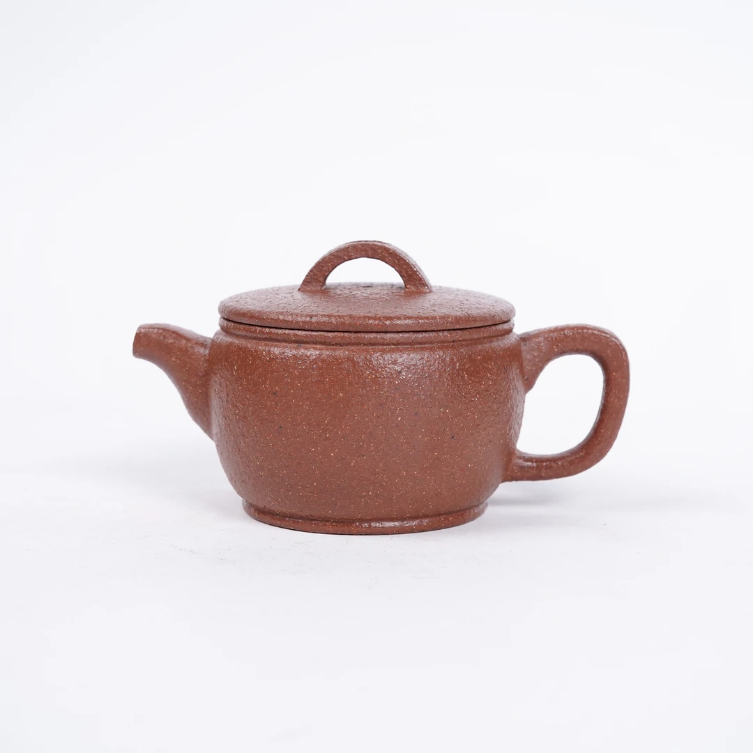 陶公粟原矿宝山降坡10目粗砂《汉瓦》160cc吴国仙手制精美紫砂壶