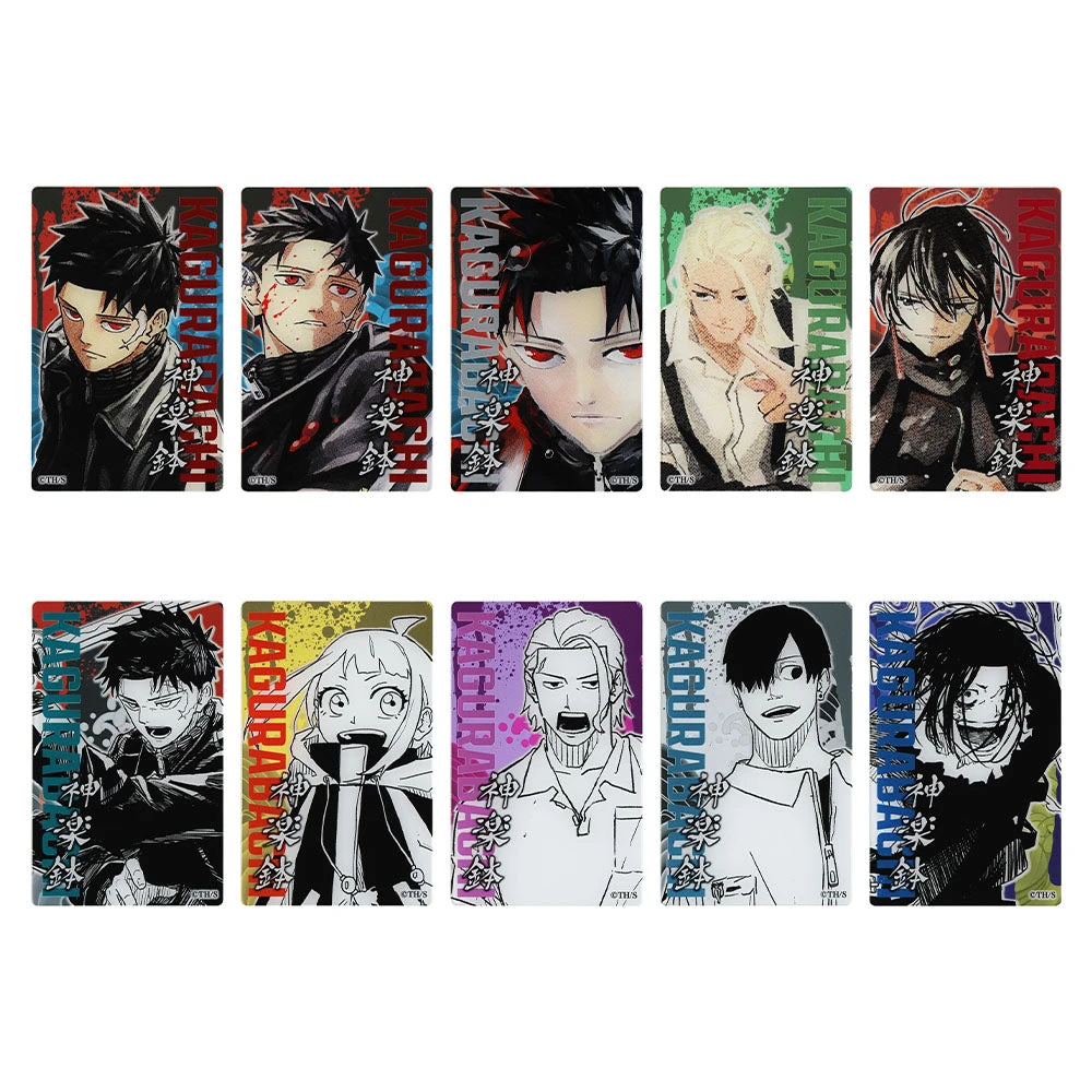 神乐钵数据卡第一弹原画第1卷亚克力动漫周边潮玩盲盒六天天拆卡