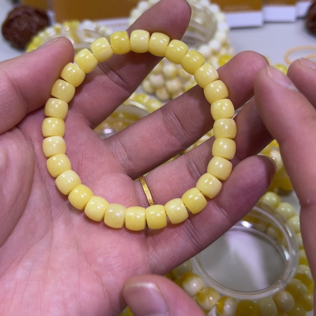 琥珀未镶嵌手链蜜蜡