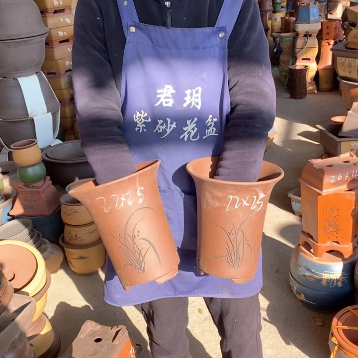 紫砂花盆紫砂花盆