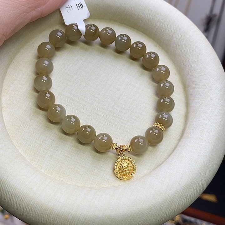 和田玉未镶嵌手链