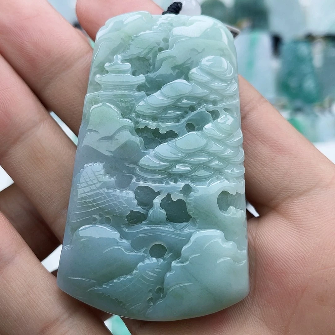 颈饰未镶嵌翡翠翡翠