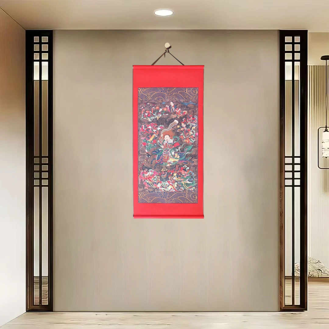 {40-171雷部众}净尺寸40x85cm现代简约挂轴装饰画办公室家居装