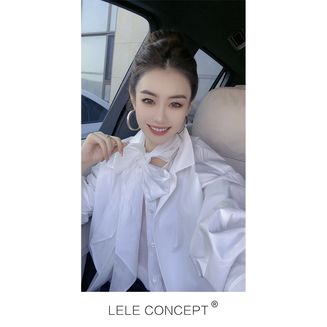 LELE CONCEPT｜[颖] 高级感都市轻奢时尚减龄百搭假两件衬衣S0371