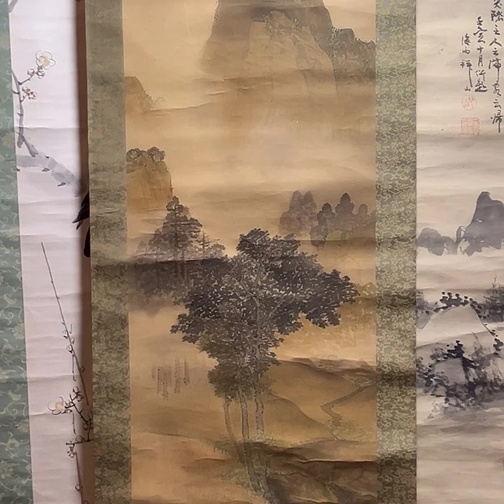 悲鸿大师致敬的山水画家