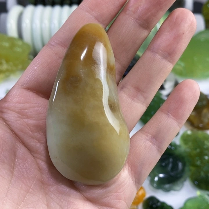 未镶嵌和田玉挂件浅*