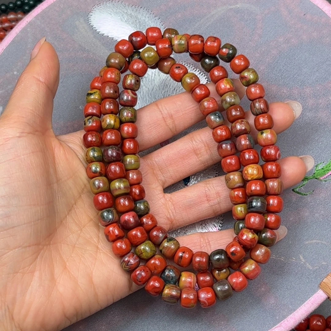 南红玛瑙未镶嵌手串