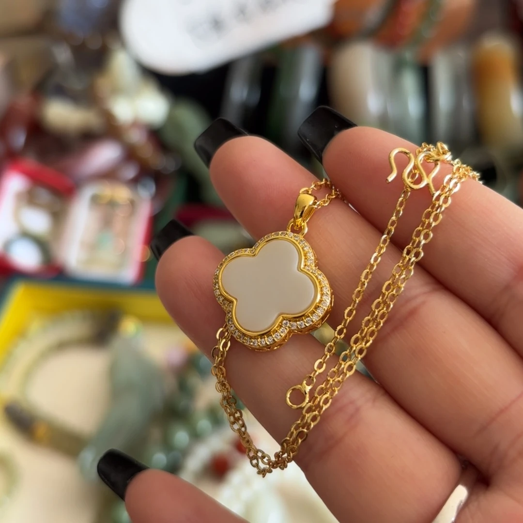 和田玉合金颈饰11