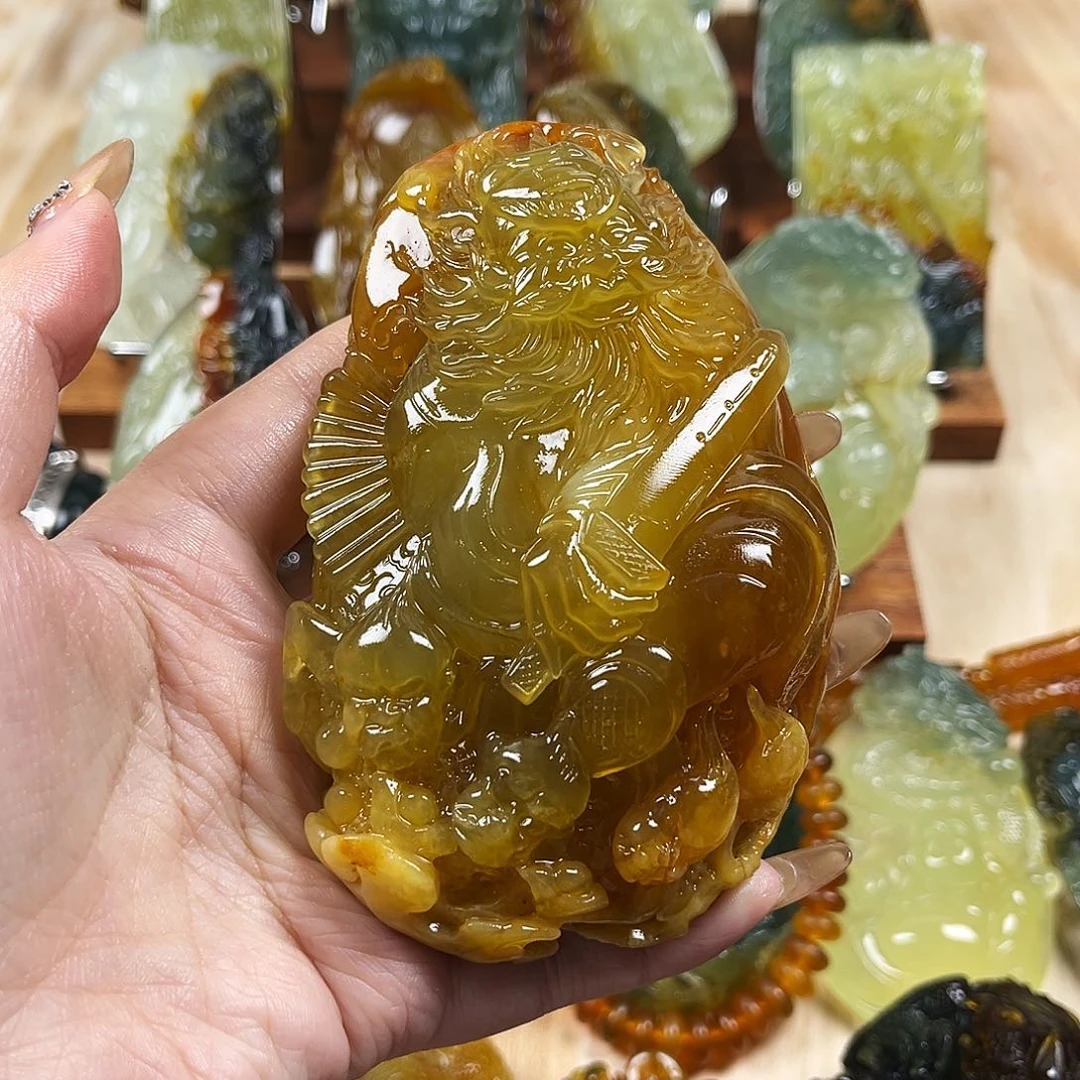 未镶嵌蛇纹石玉颈饰姜***?