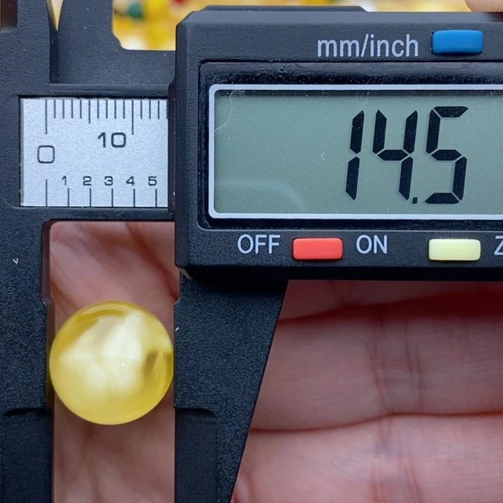 未镶嵌琥珀裸石蜜蜡圆珠