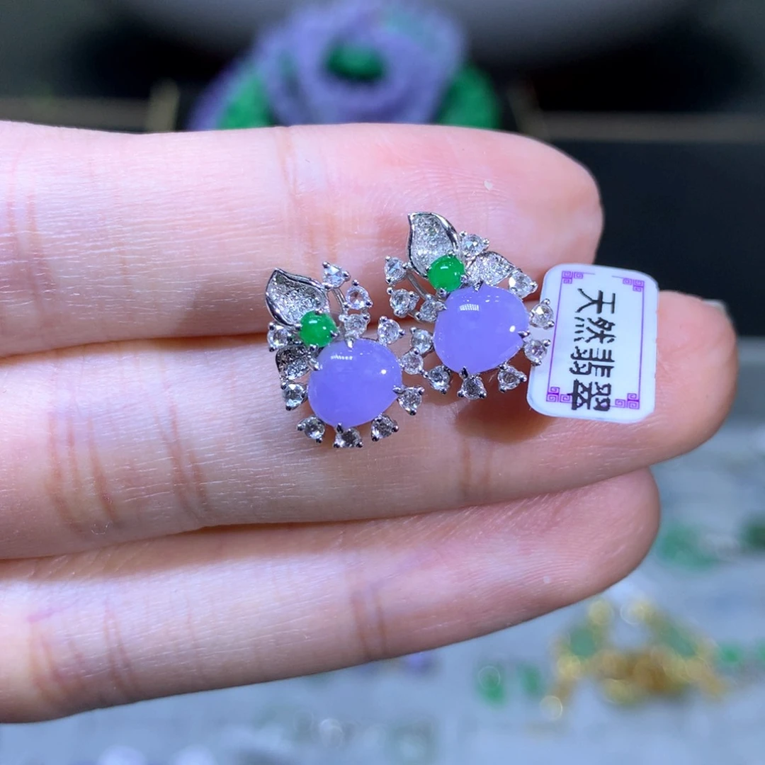 【闪购商品】翡翠颈饰18K金镶嵌翡翠吊坠项链