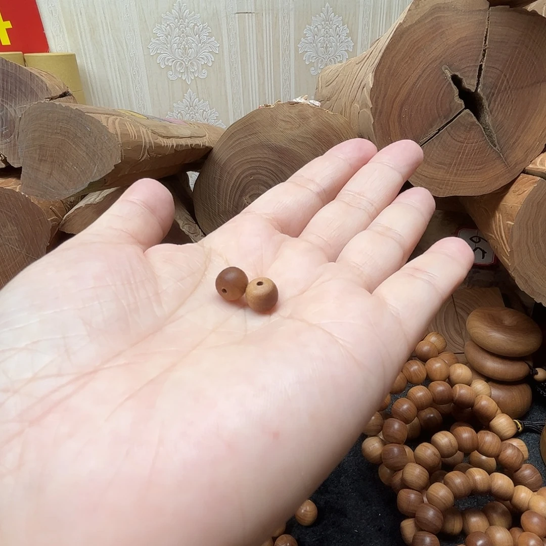 冬***眠檀香木散珠定制散珠