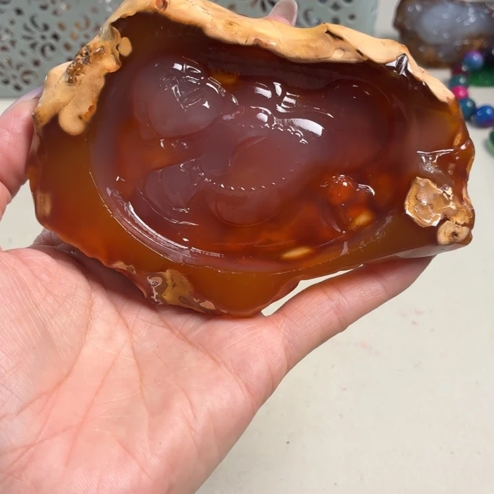 玛瑙/玉髓未镶嵌吊坠(不含链)