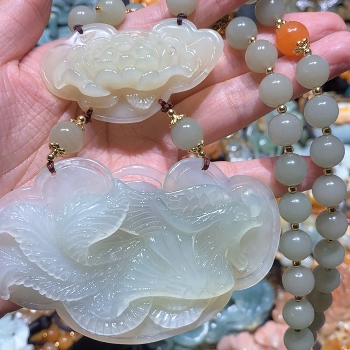岫玉毛衣链未镶嵌