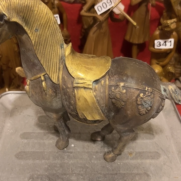 大***图黄铜摆件，文房工艺品摆件