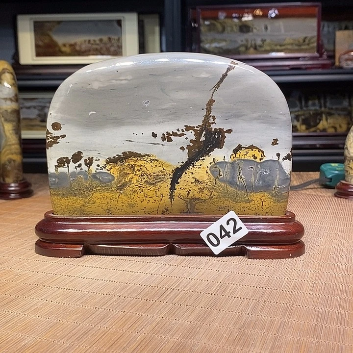 香榧木用****0广西柳州国画石