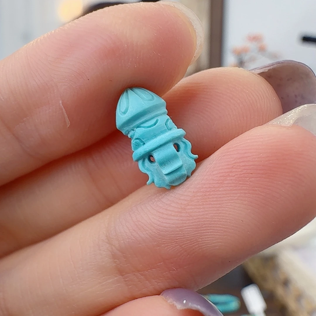 绿松石未镶嵌珠宝半成品