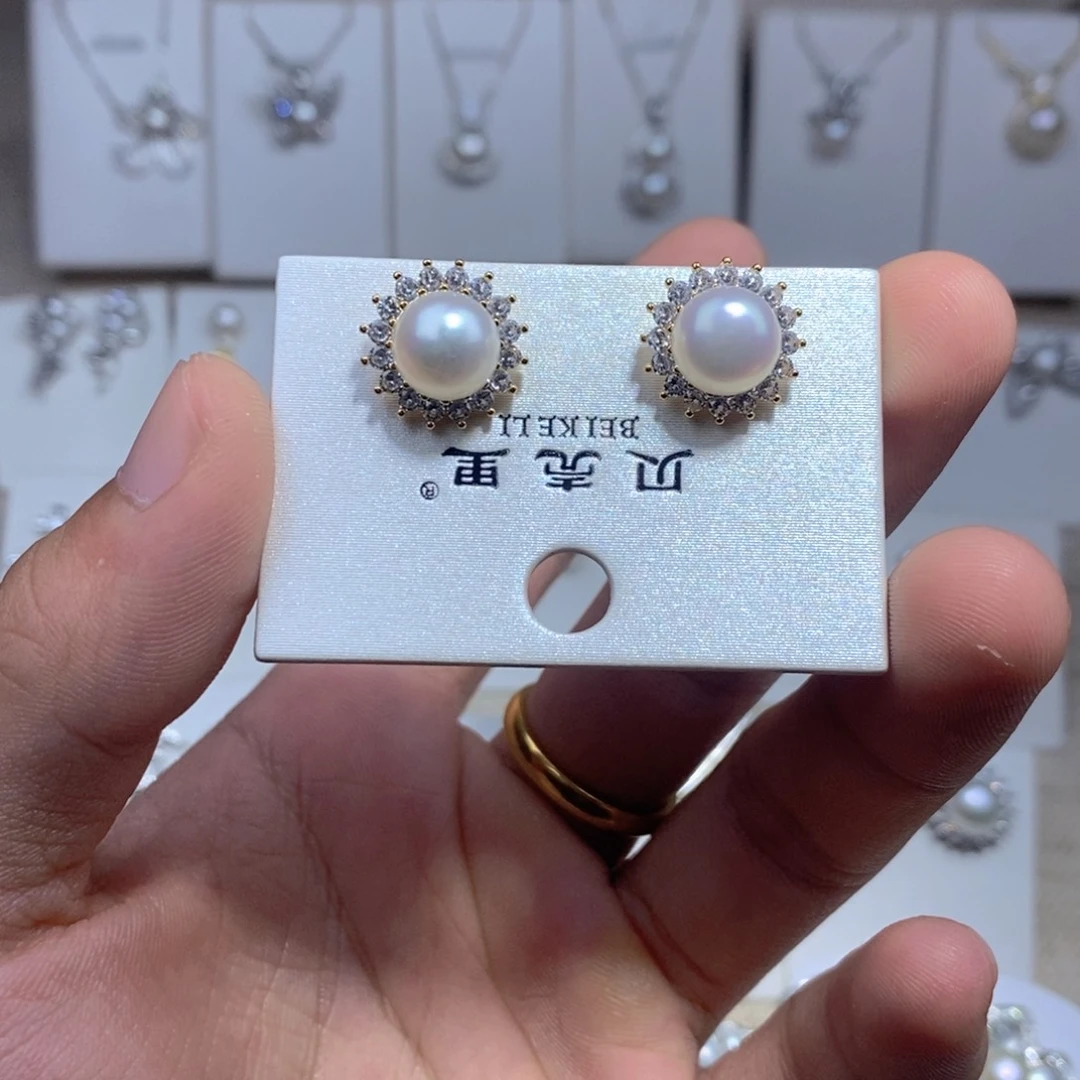 未镶嵌耳饰淡水珍珠