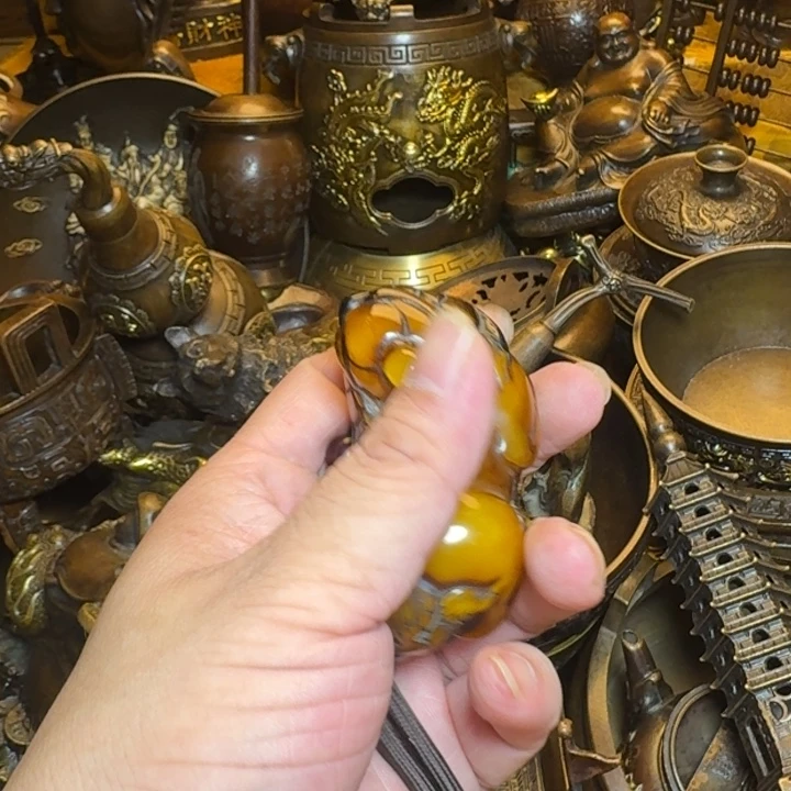 铜器摆件收收藏藏