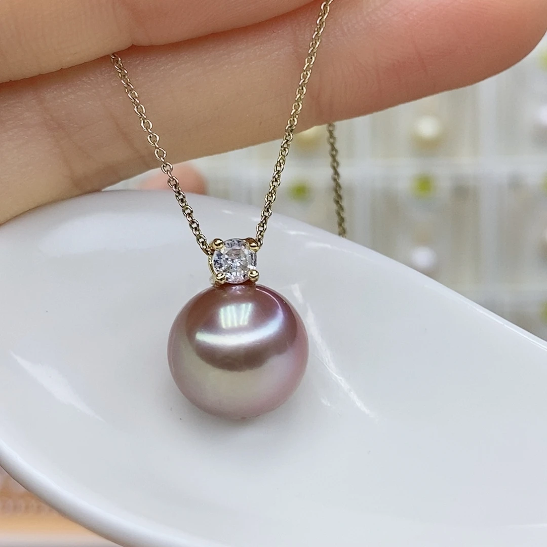 淡水珍珠吊坠(赠链)合金