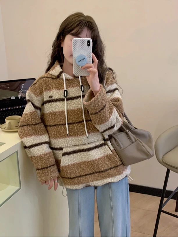 2186蛋家条纹上衣卫衣