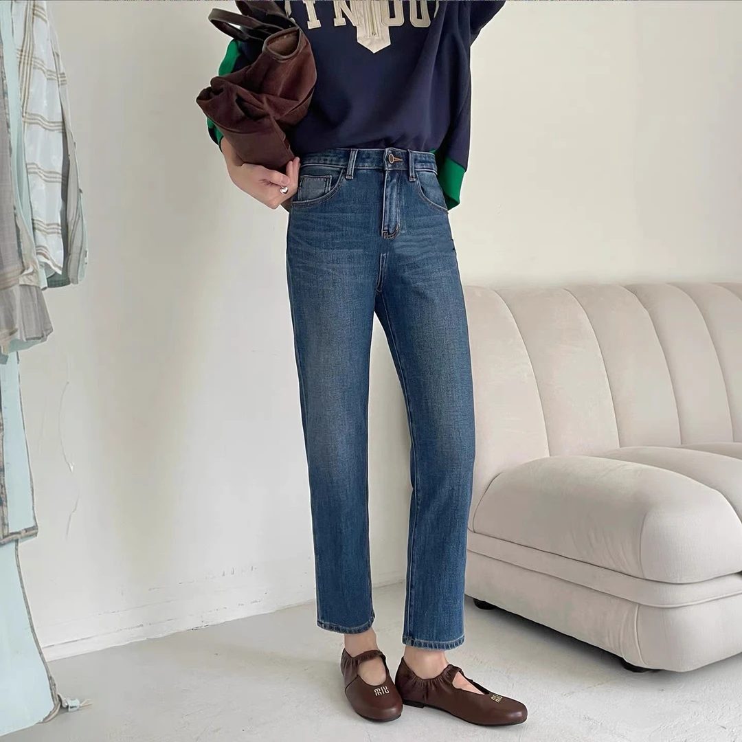 镇店之宝！逆袭腿精！不愧是排单一个月高配版！质感超好直筒九分裤