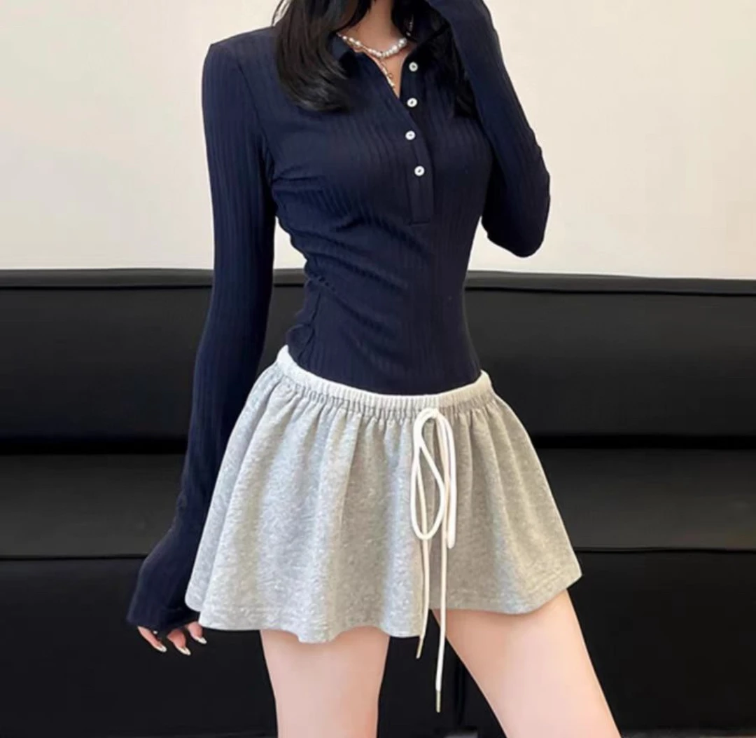 （针织拼接连衣裙）