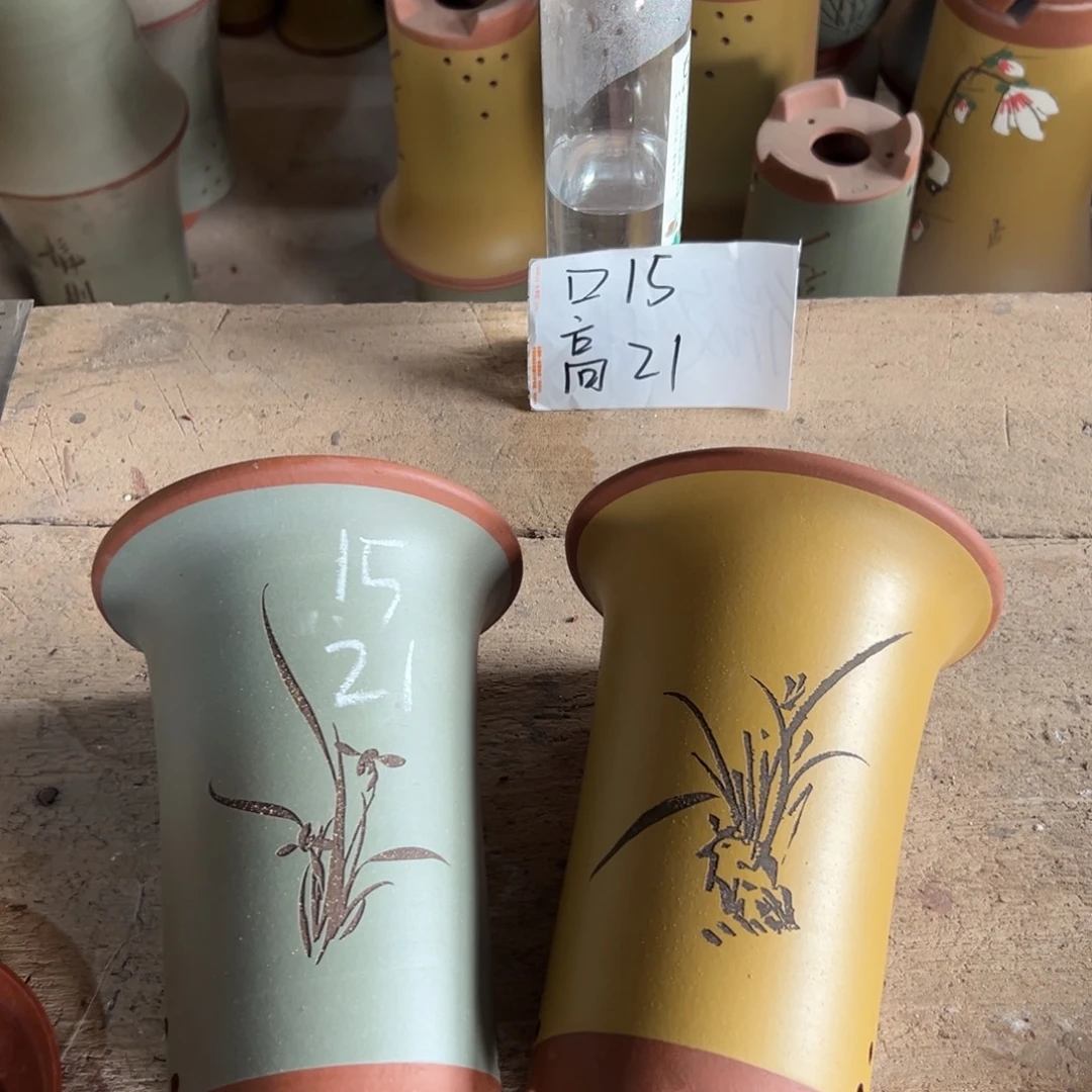 宜兴川阁紫砂花盆