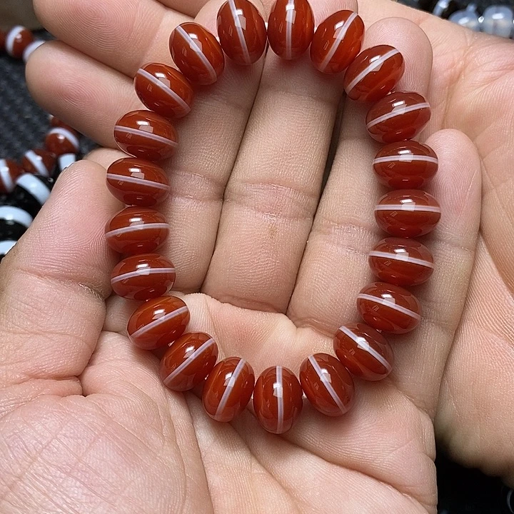 玛瑙/玉髓手链未镶嵌紫*?