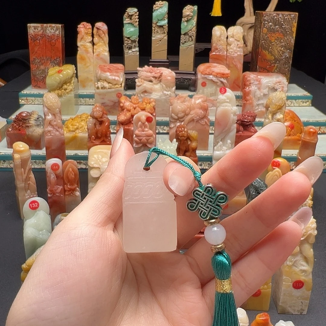 印石寿山石手工制作