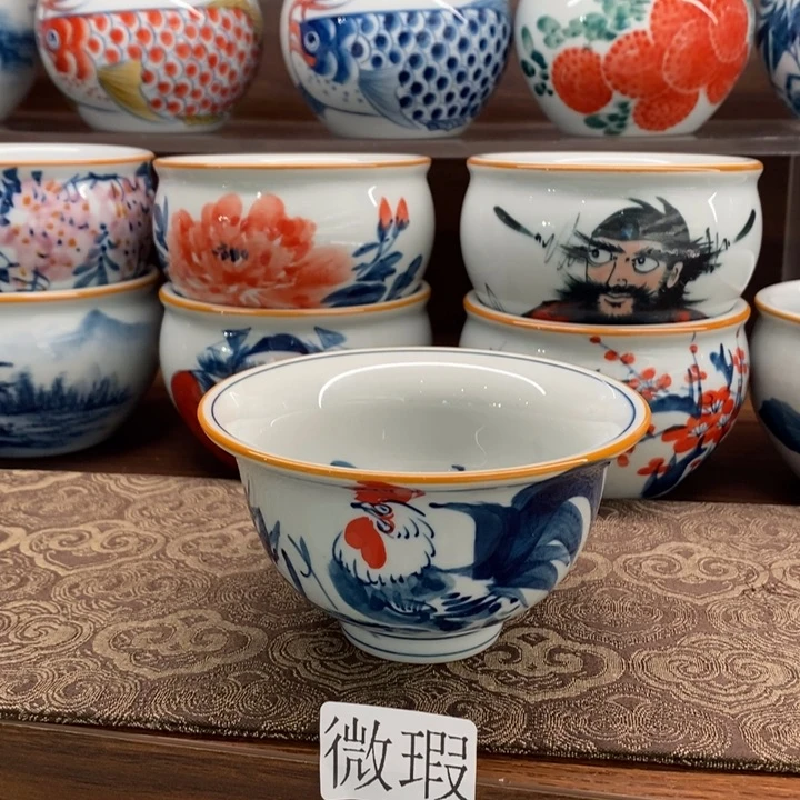 釉下老陶泥手工绘制