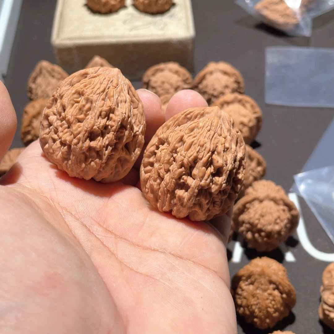 文玩核桃把件夏*-虎头37