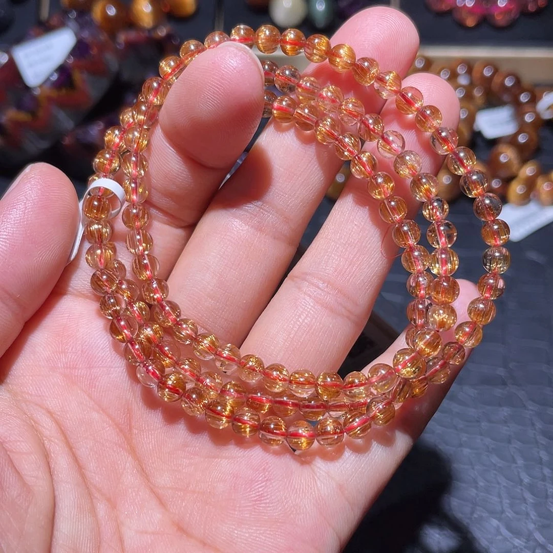 水晶手链未镶嵌铜发多圈