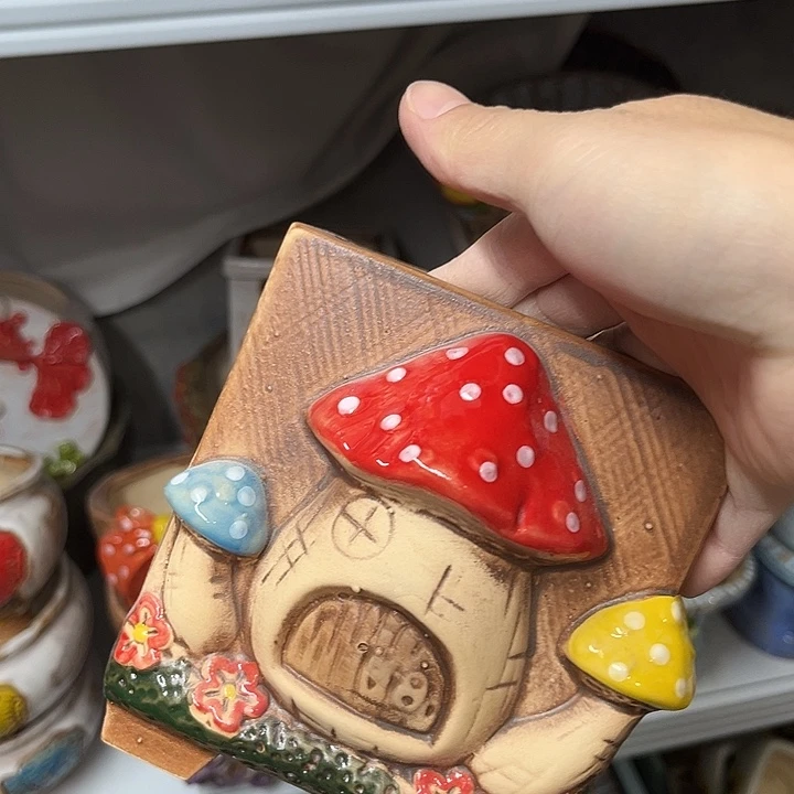 粗陶材质多肉花盆