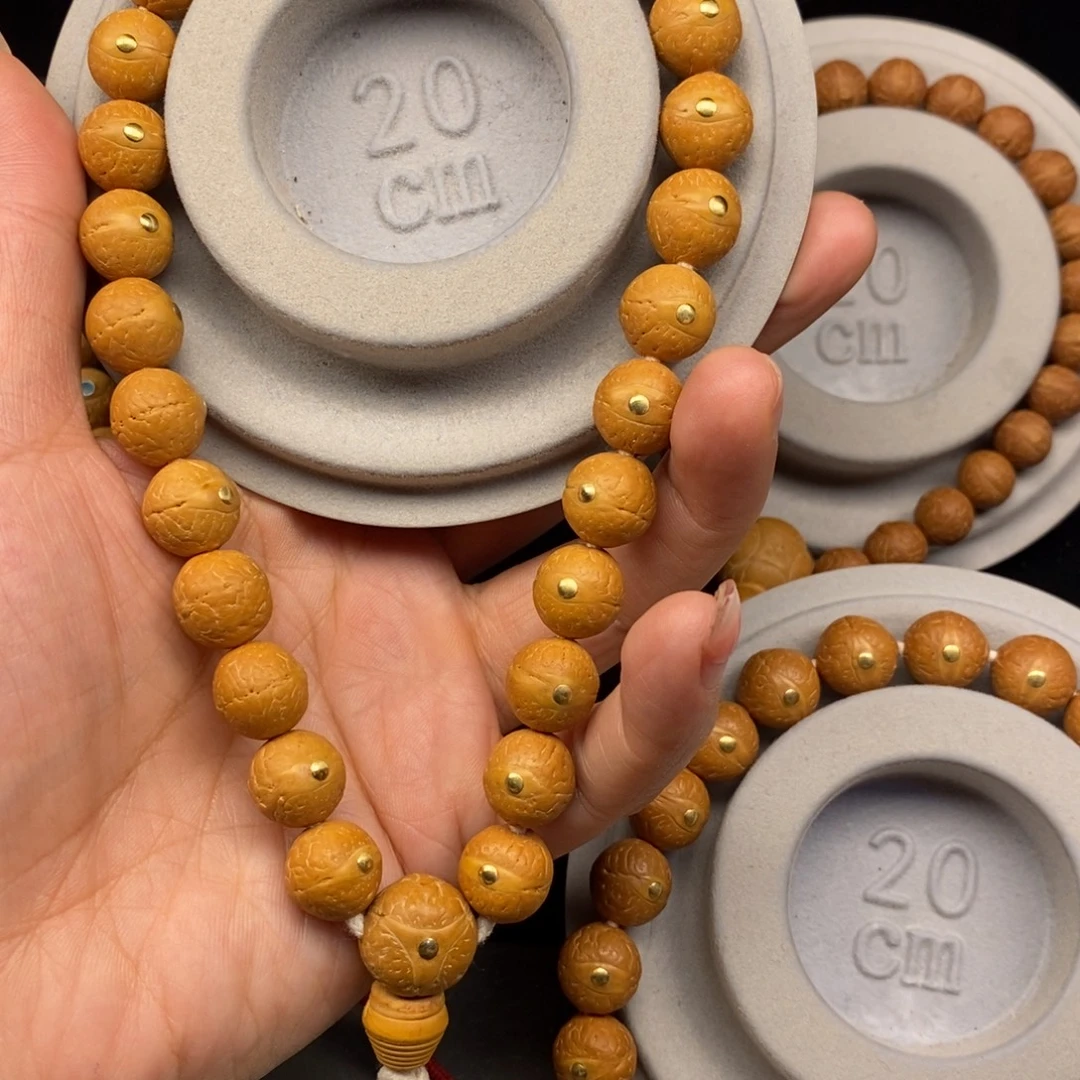 来***君手串凤眼菩提12➕铜钉，27颗手持