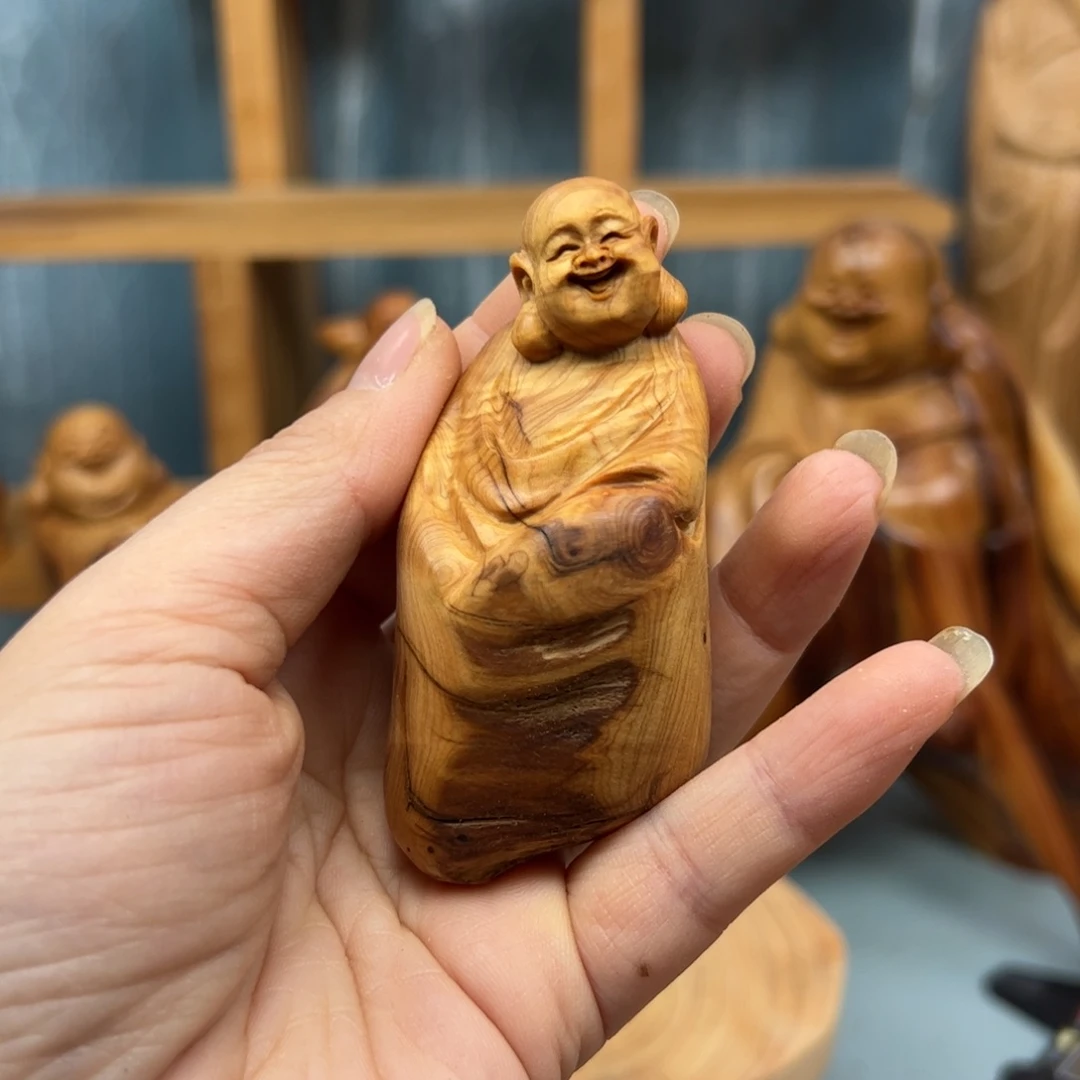 如***影柏木崖柏木摆件手把件