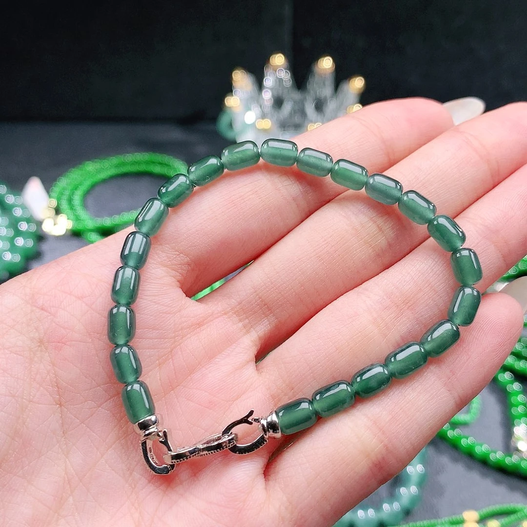 翡翠未镶嵌手串手链