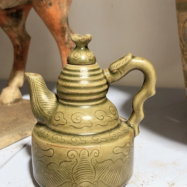 瓦当摆件瓦当摆弄叶*