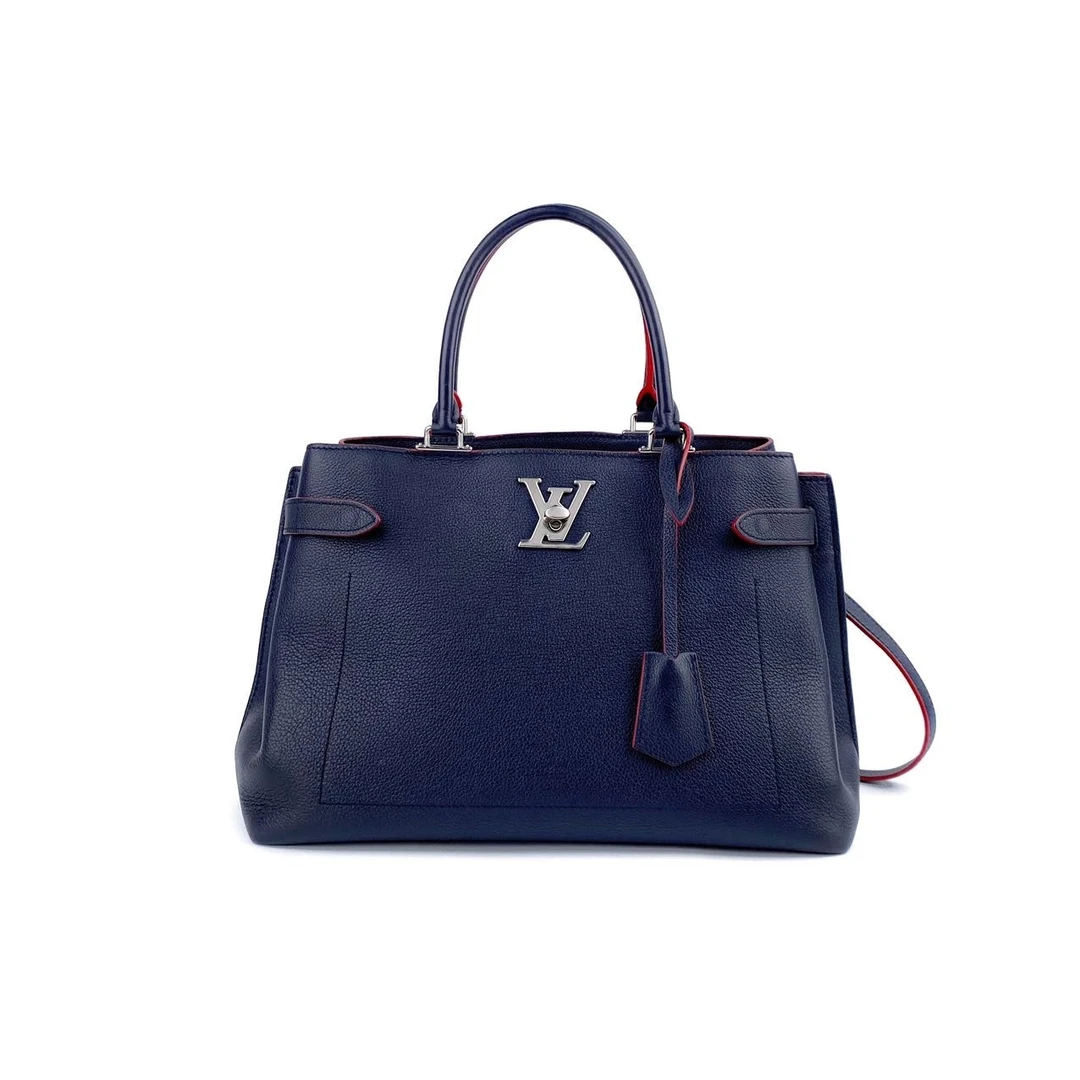 95新 LouisVuitton/路易威登 蓝色风琴手提单肩斜挎包