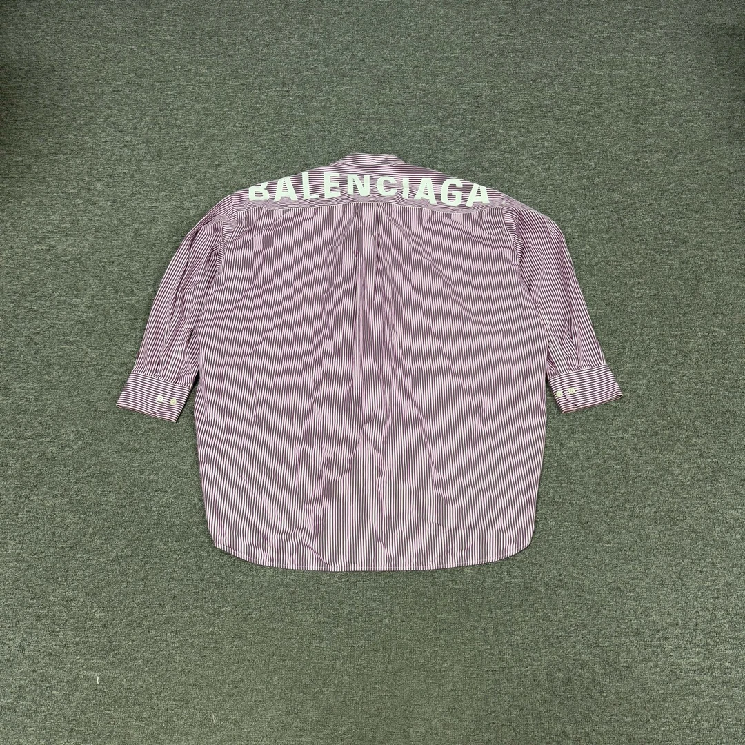 99新 AMIPARIS balenciaga 巴黎世家 条纹衬衫