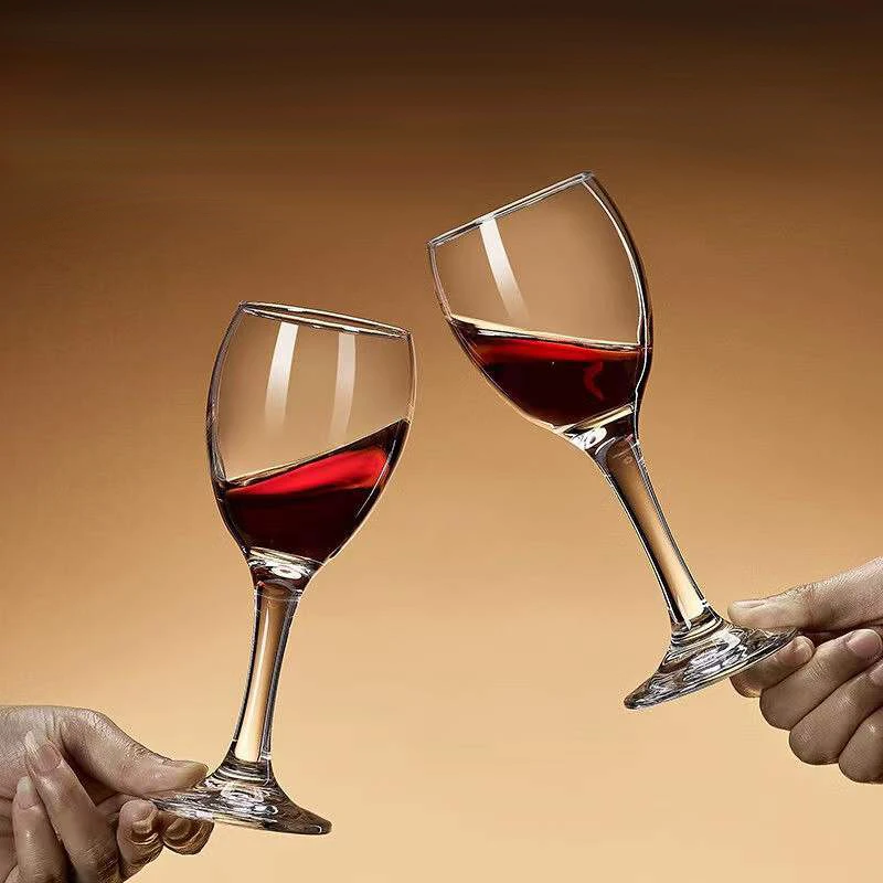 欧式家用加厚无铅玻璃高脚杯红酒杯酒店白酒啤酒杯葡萄酒杯洋酒杯