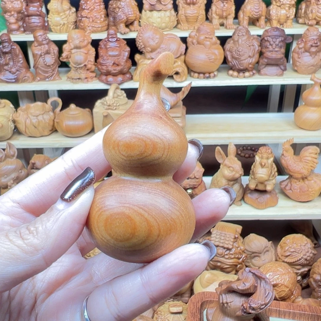 静***静崖柏太行崖柏手把件葫芦