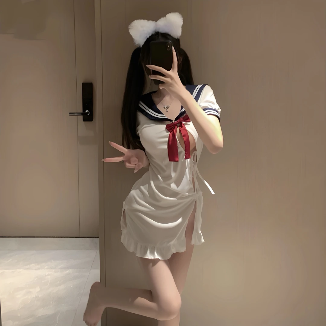 【小野奈子】回忆青春！清纯甜美连衣裙水手服睡裙