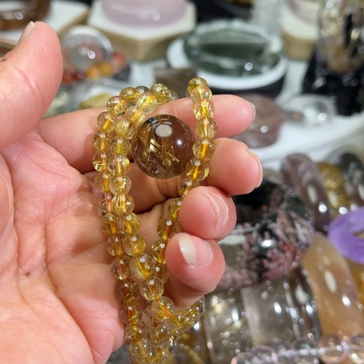 水晶手链未镶嵌泉*天然水晶手链